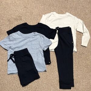 Baby GAP - 5 piece set - 100% Cotton Navy, Blue, White